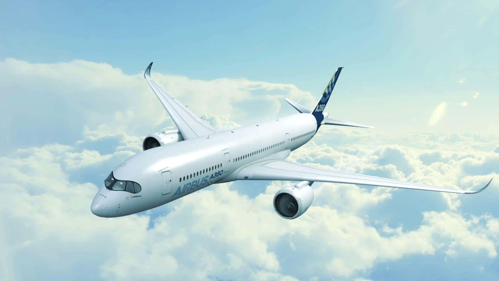 Airbus A350 In Flight Wallpaper