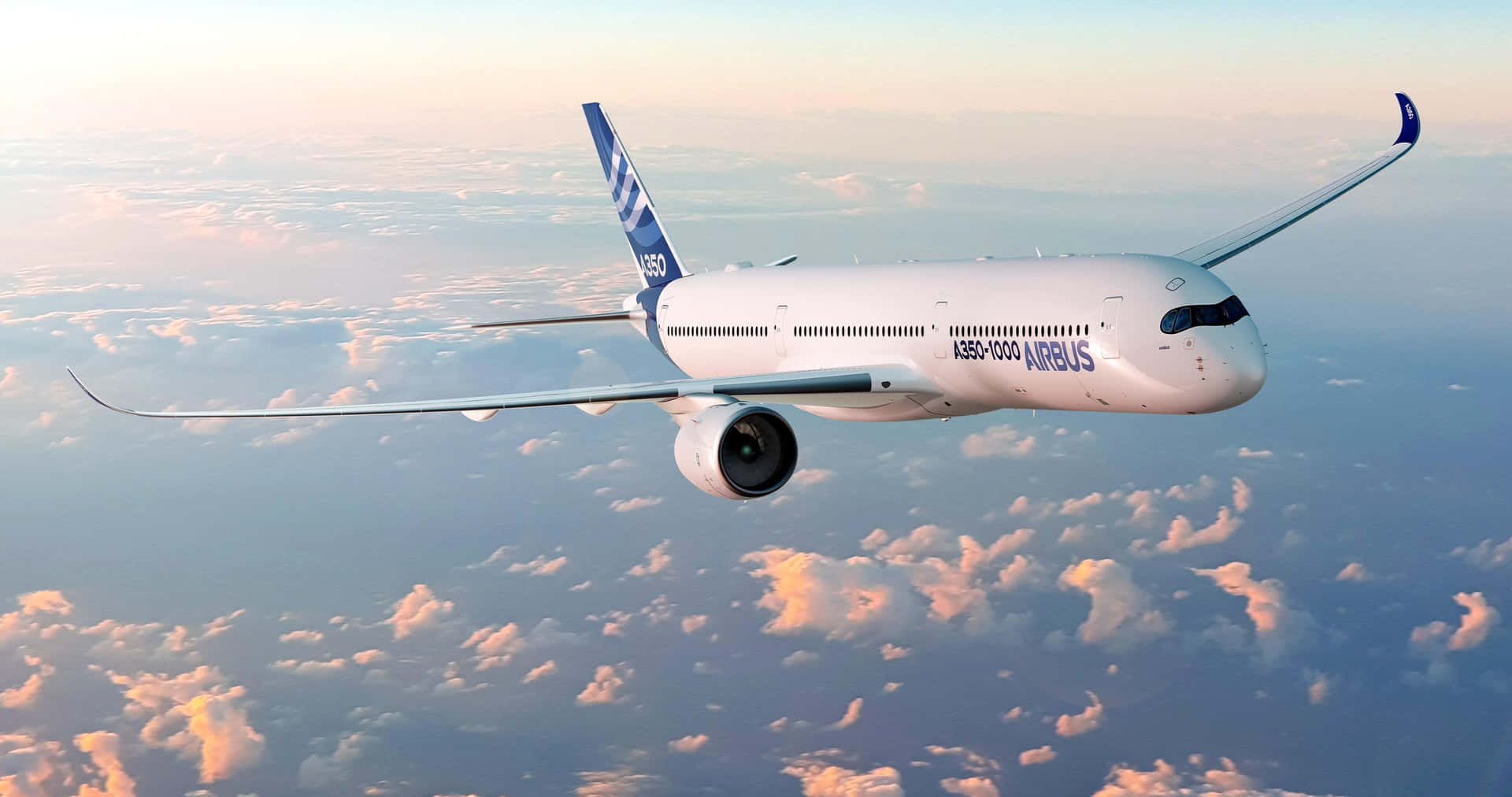 Airbus A350 In Flight Wallpaper