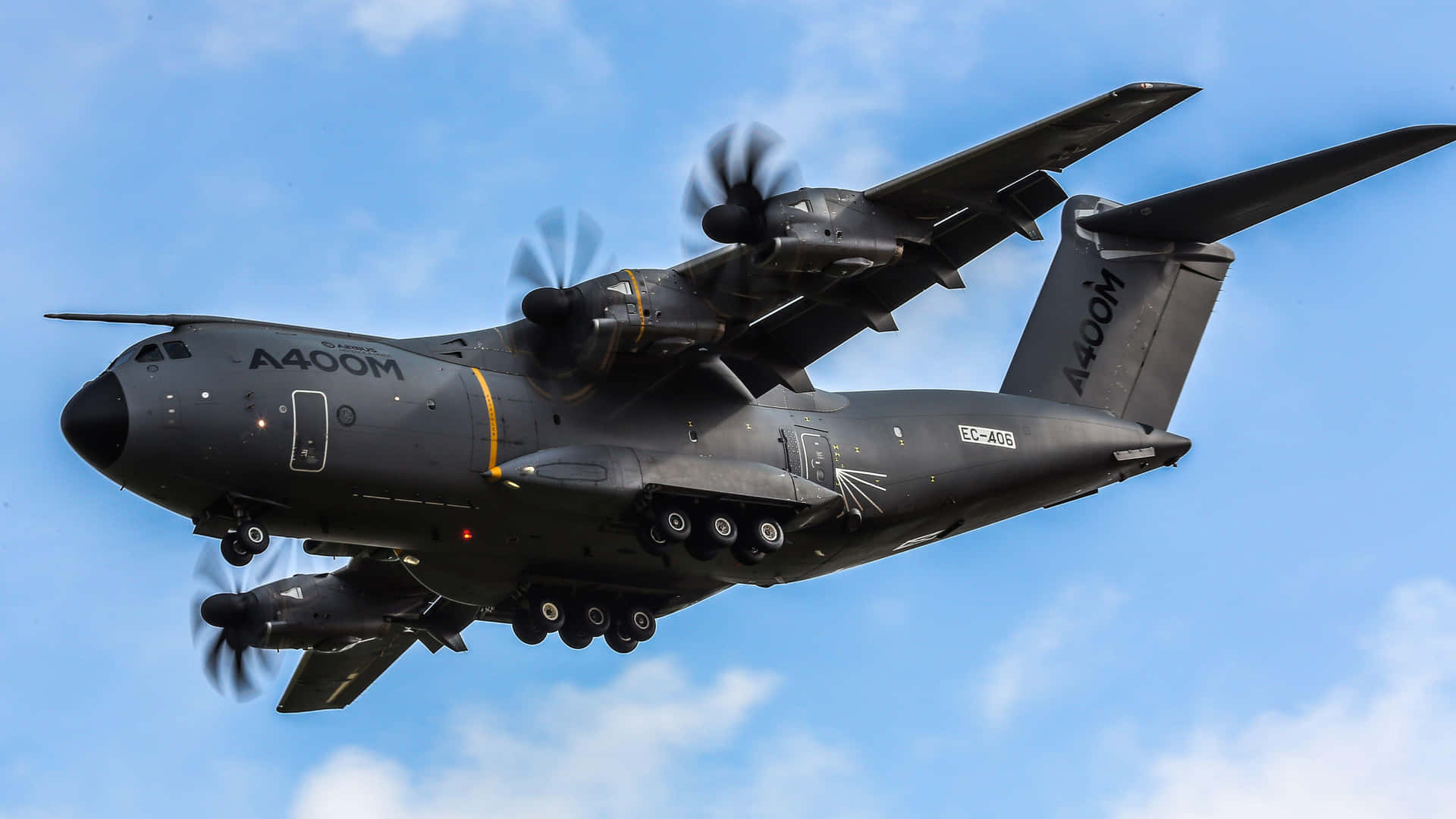 Airbus A400 M Military Transport In Flight Wallpaper