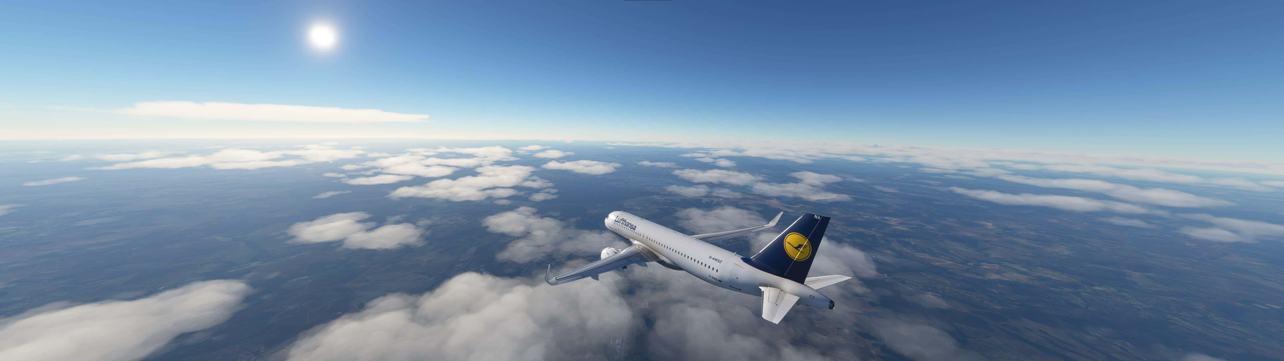 Airbus_ Aircraft_ Flying_ Above_ Clouds Wallpaper