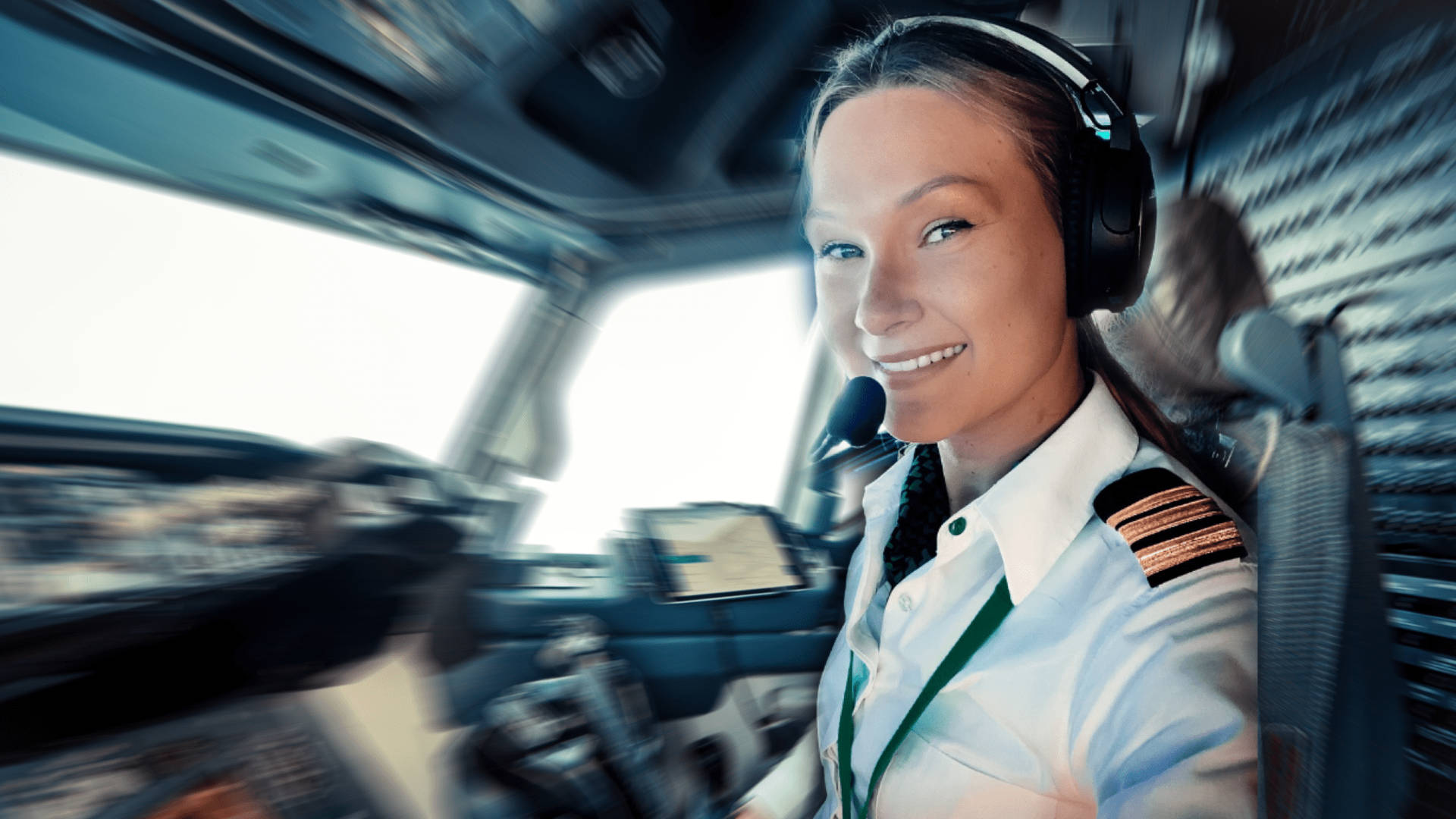 Airline Female Aviator Wallpaper