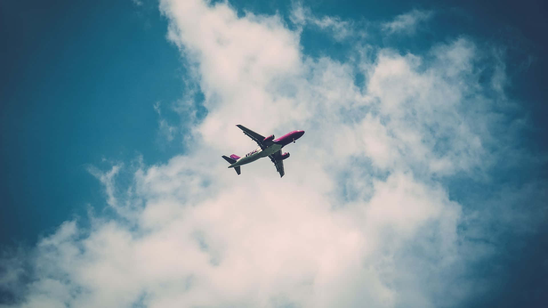 Flugzeugästhetik Desktop-hintergrundbild