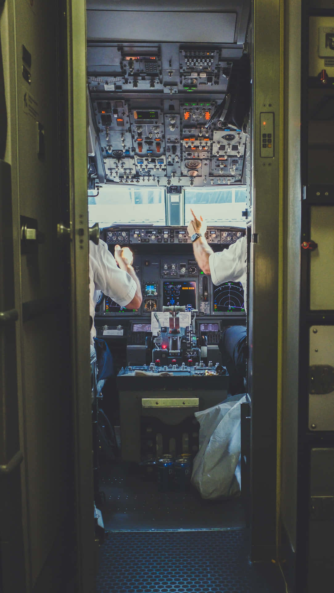Airplane Cockpit View Wallpaper