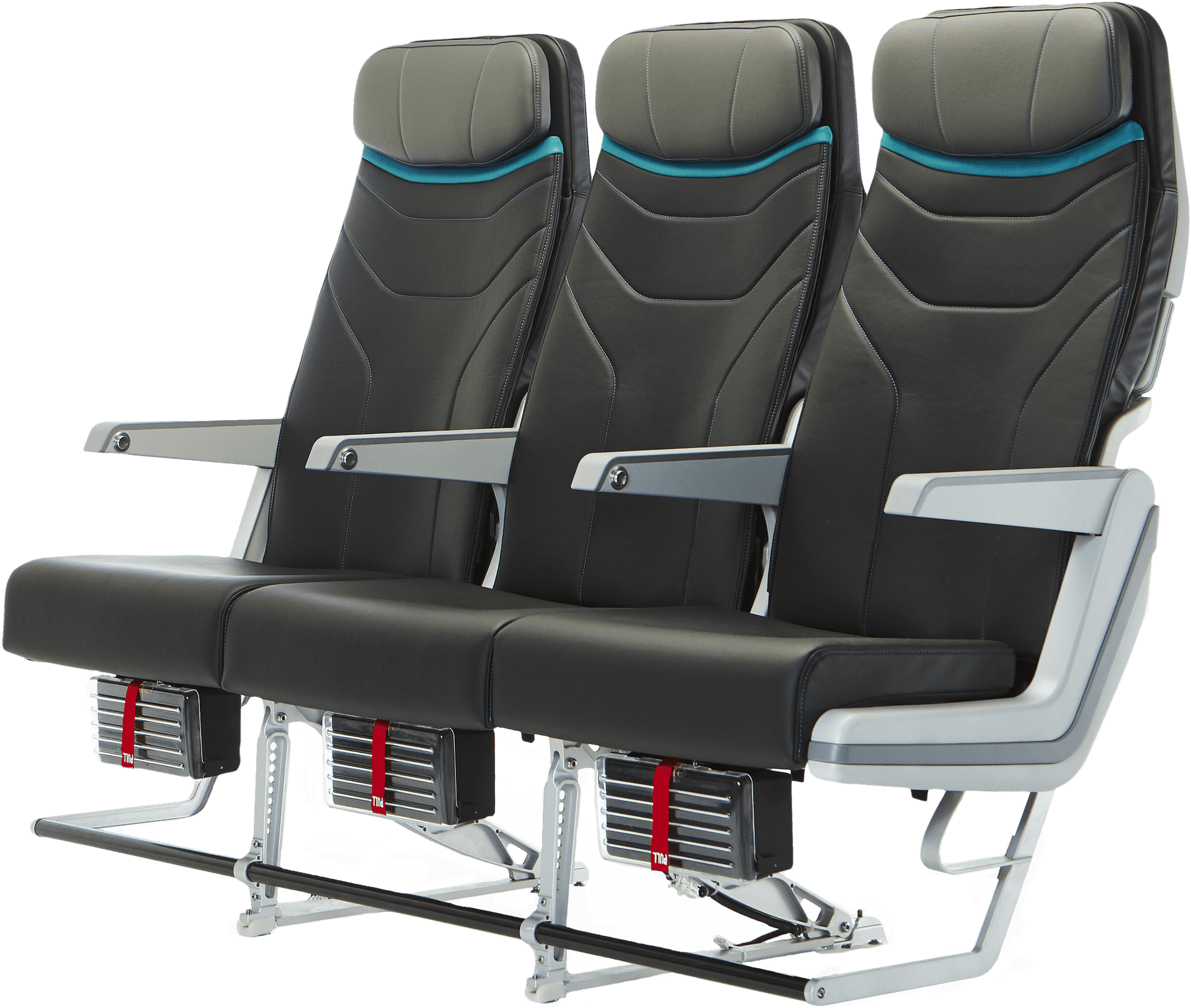 Airplane Seats Row Modern Design PNG