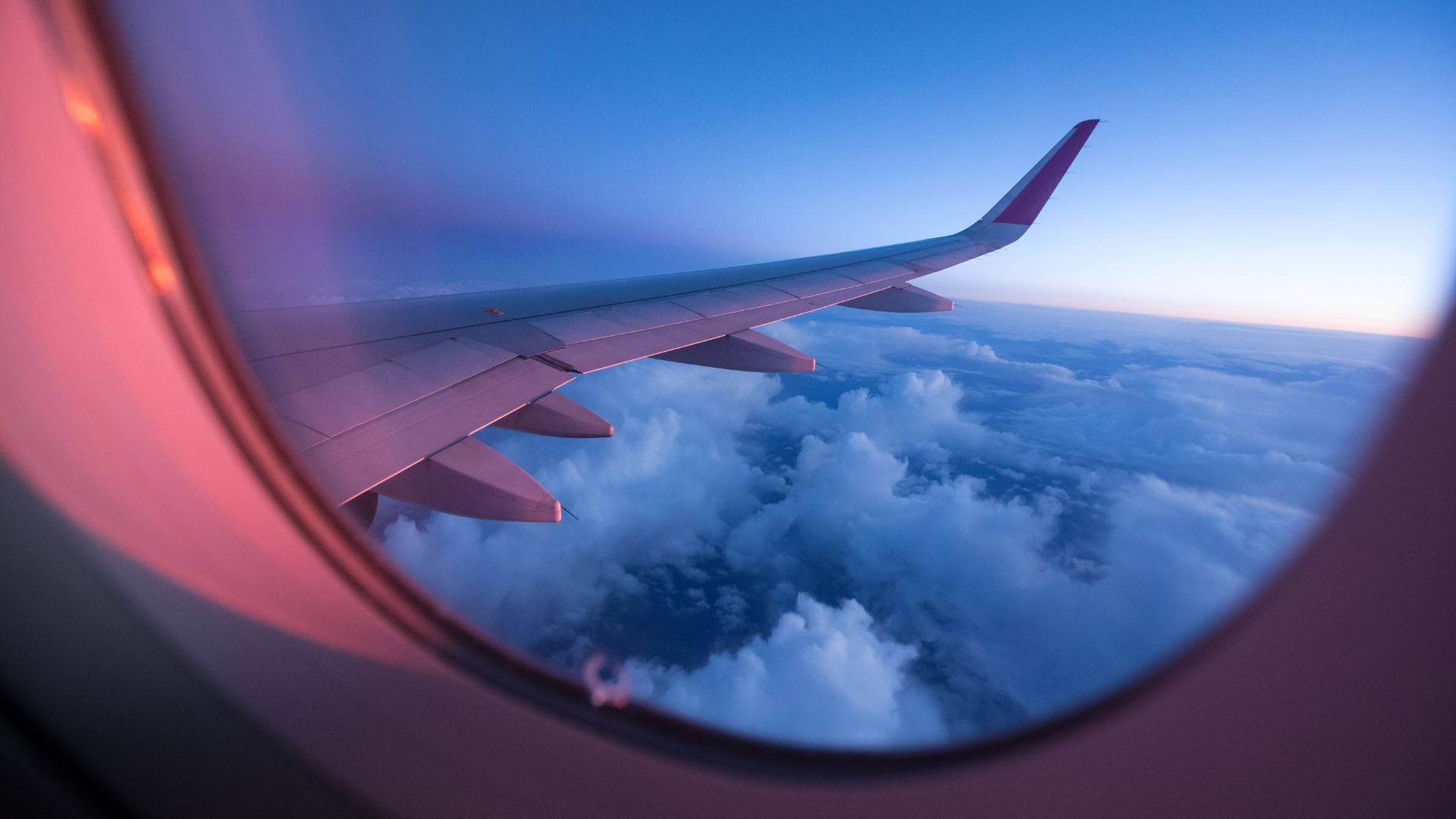 Airplane Window Travel Aesthetic Clouds Wallpaper
