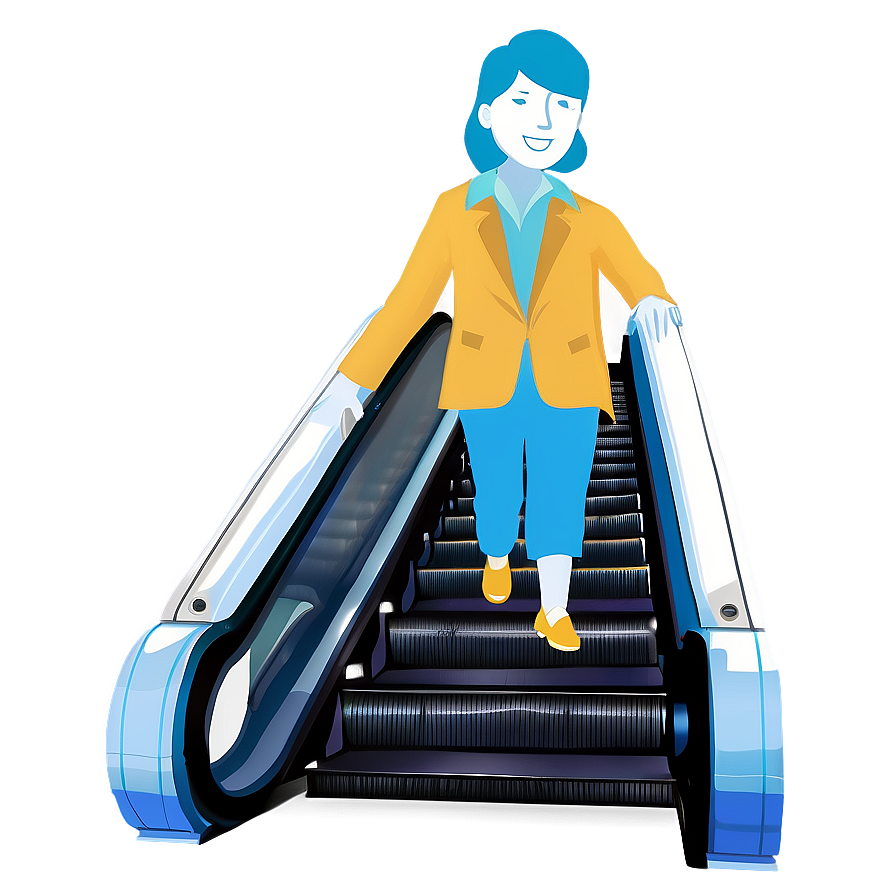 Airport Escalator Side View Png 23 PNG