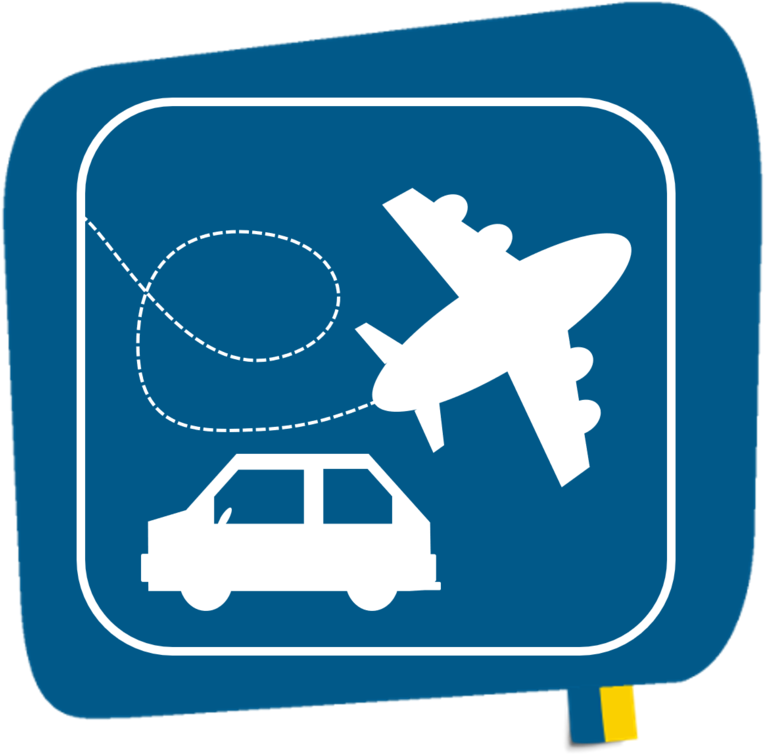 Airport Parking Sign Icon PNG