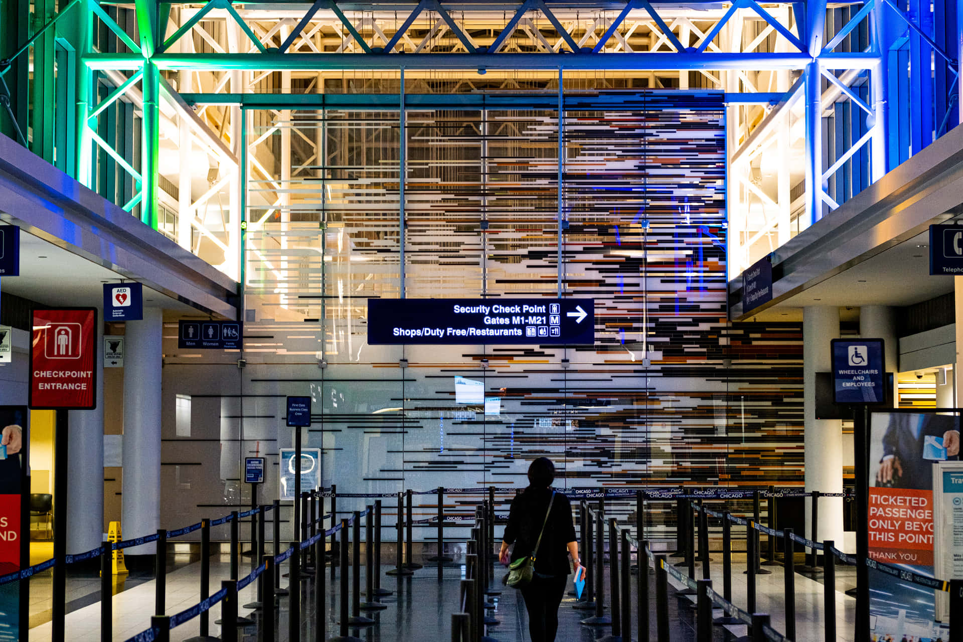 People flying to their next destination at the airport