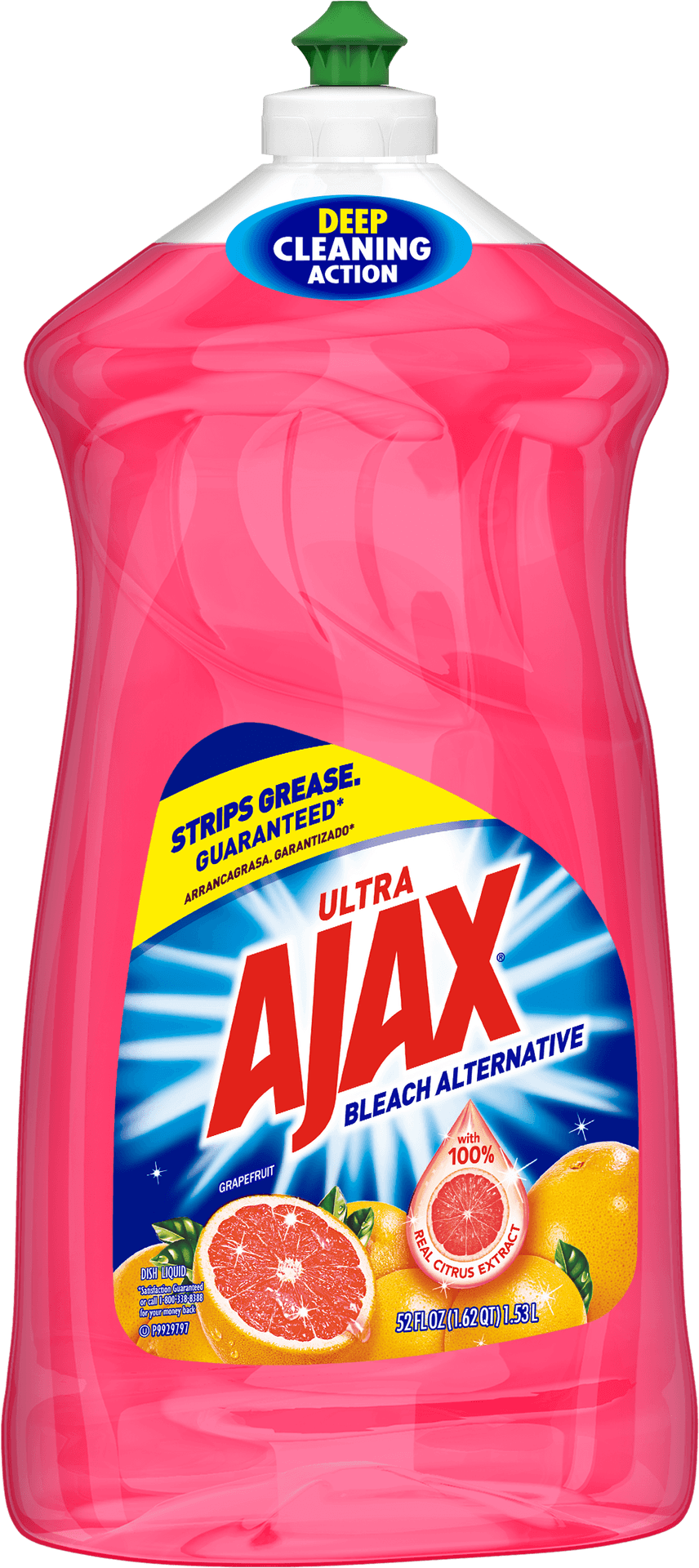 Ajax Grapefruit Bleach Alternative Dish Soap PNG