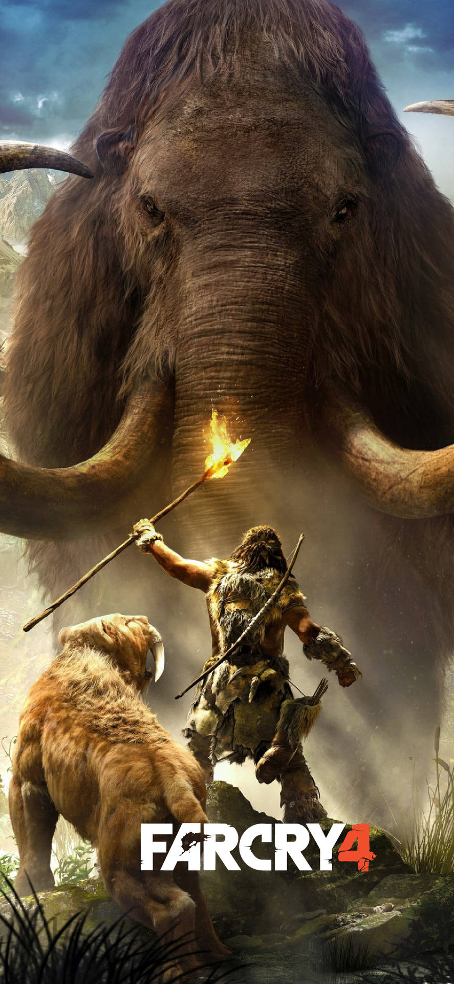 Ajay Facing Mammoth Far Cry Iphone Wallpaper