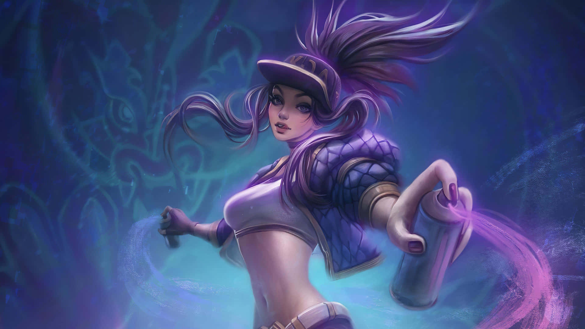 Akali League Of Legends Ninja Assassin Achtergrond