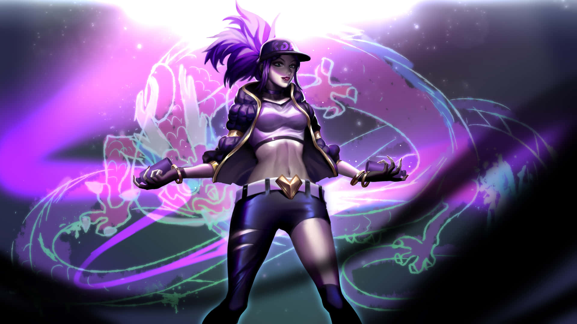 Akali Leagueof Legends Ninja Assassin Wallpaper