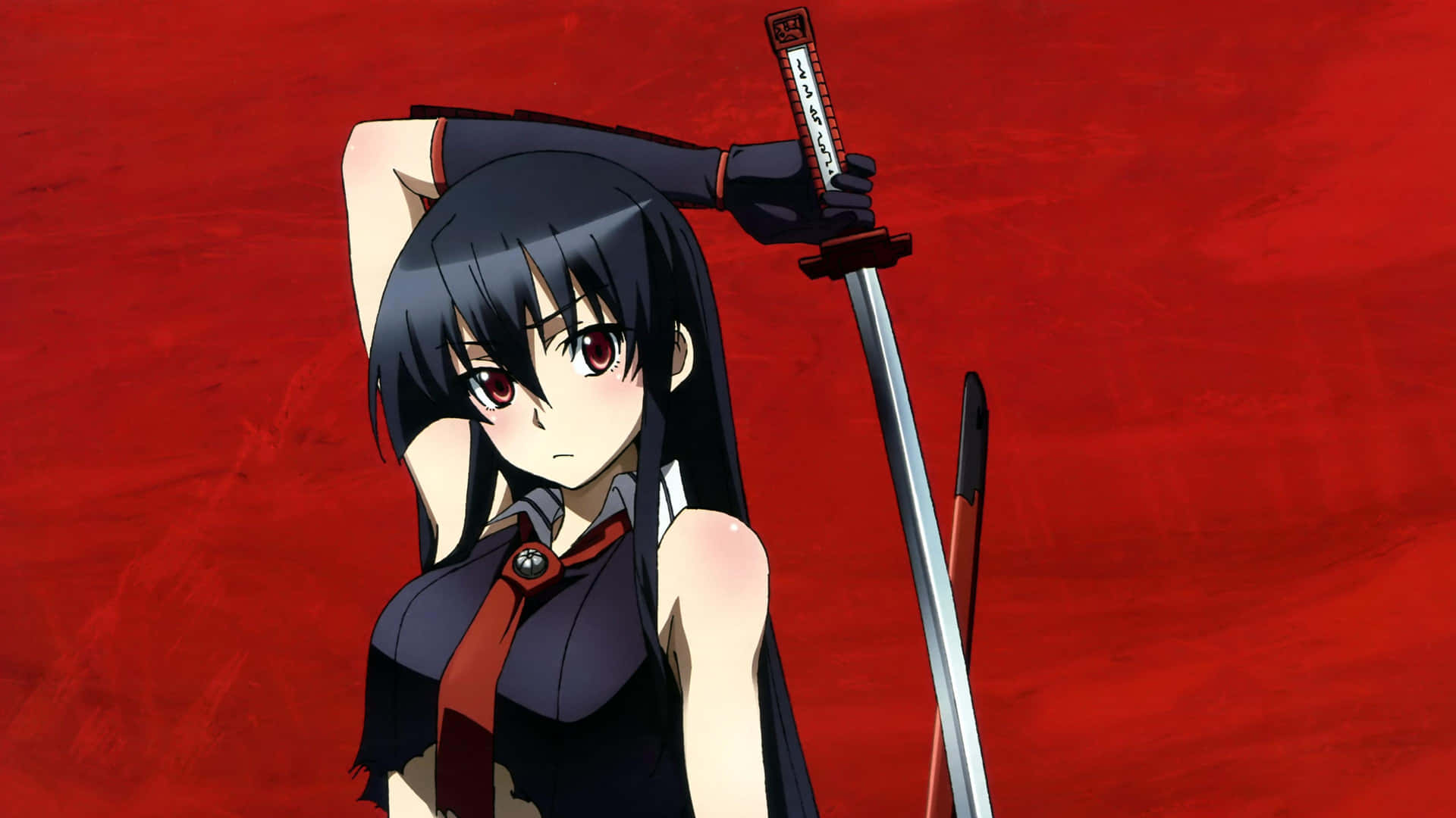 Akame stands firm against her enemies in Akame Ga Kill!