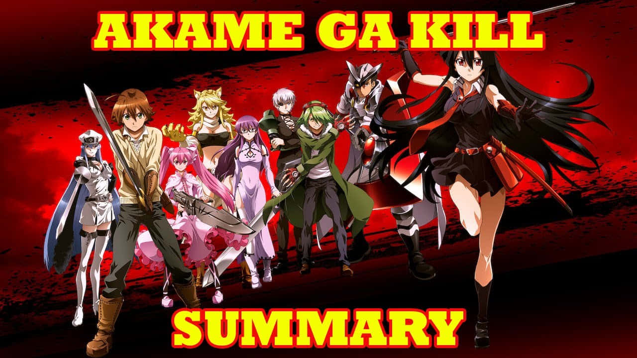 Sumáriode Akame Ga Kill Imagem De Capa De Fundo