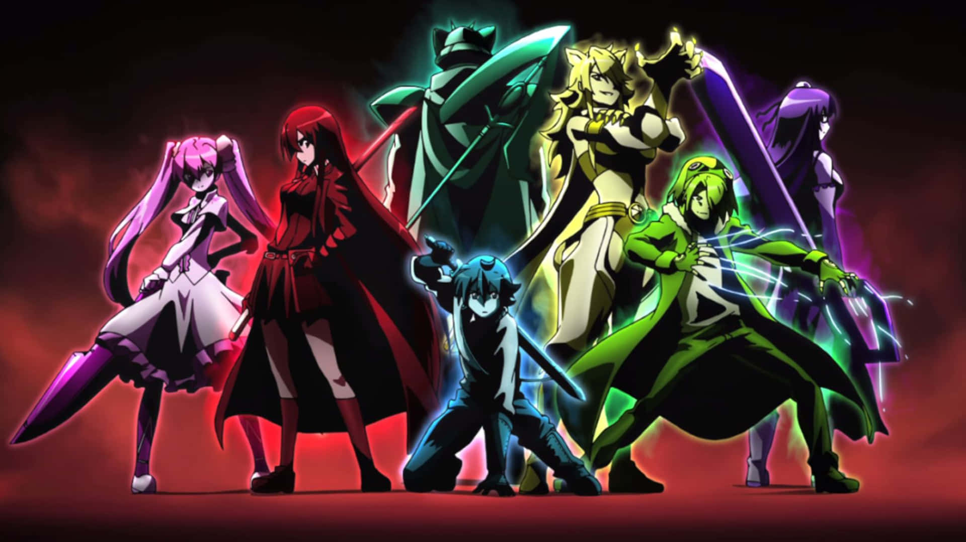Akame Ga Kill Glowing Characters Picture