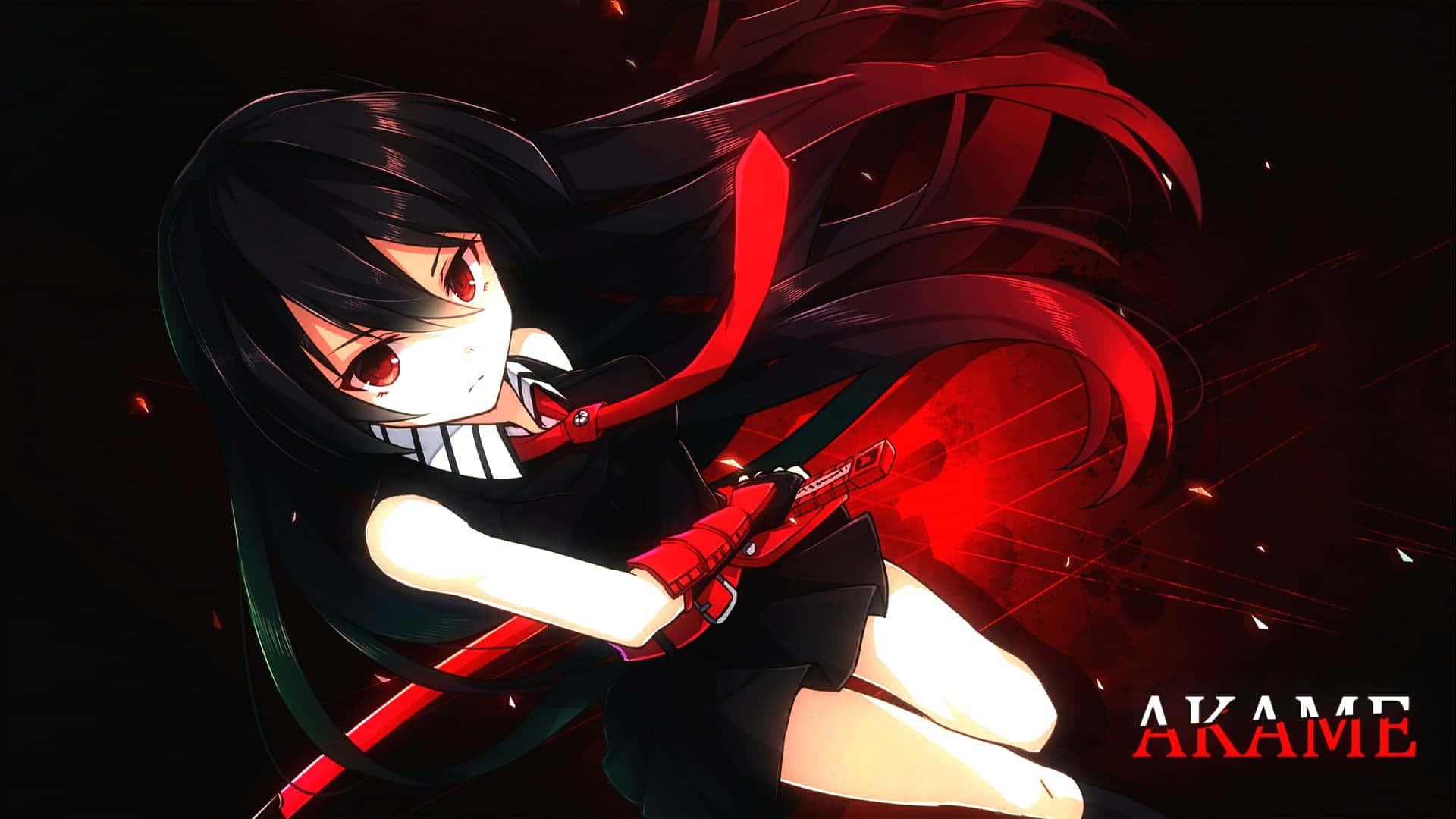 Akame Red Scissor Blade Wallpaper