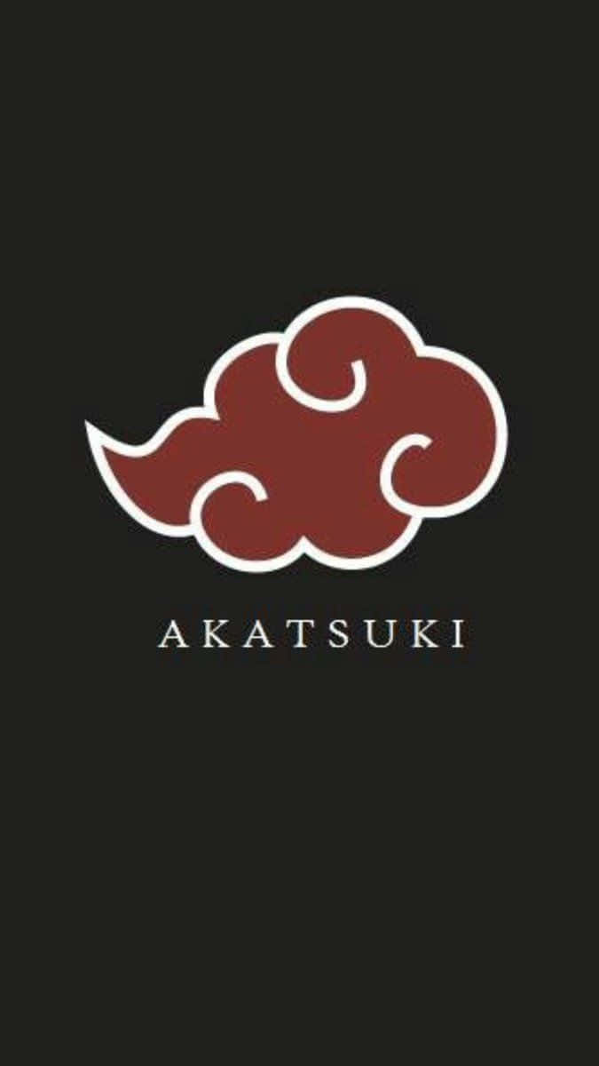 Hintergrundmit Dem Akatsuki-wolkenmotiv.