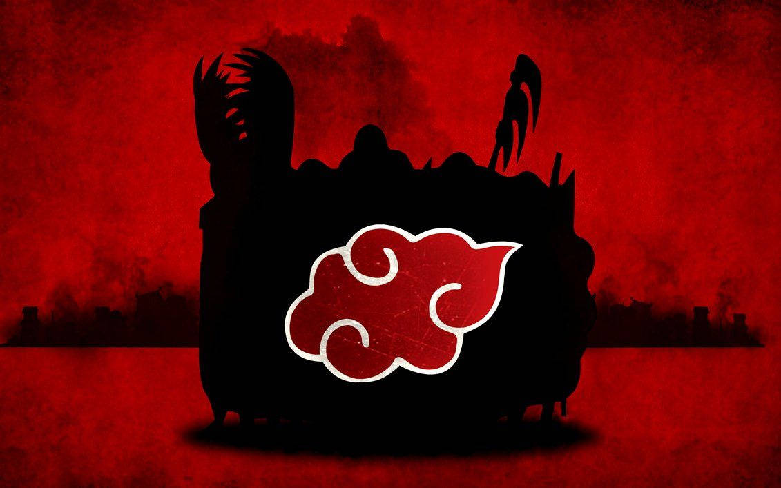 Akatsuki Cloud Logo Wallpaper