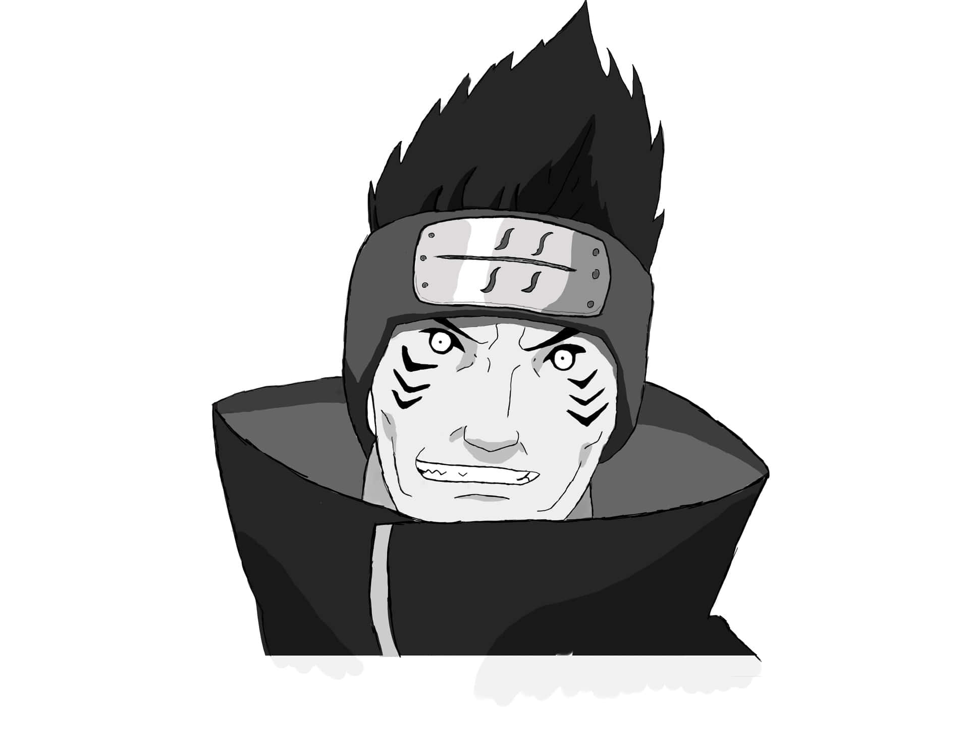 Akatsuki Kisame, a powerful ninja from the Naruto series Wallpaper