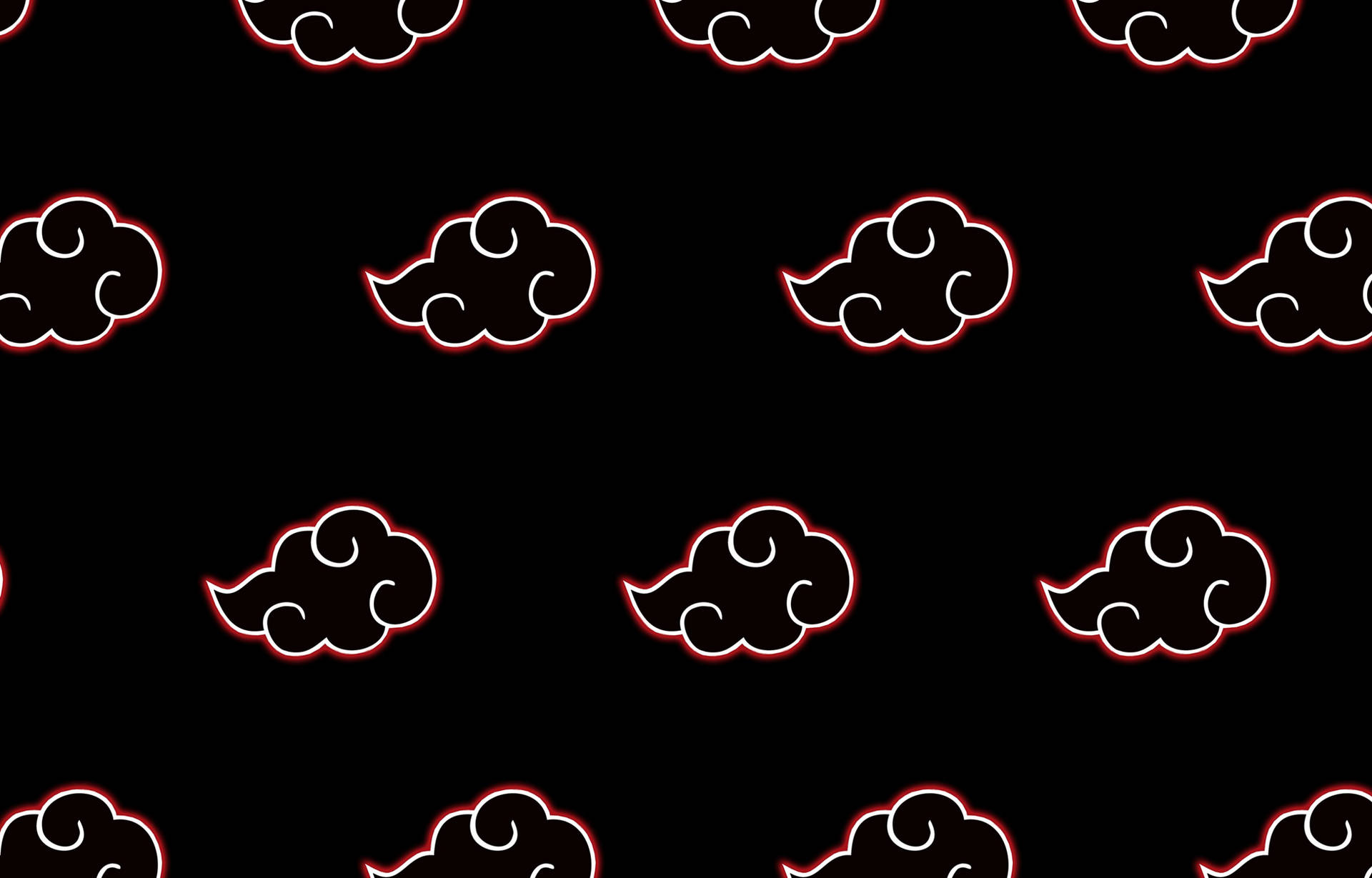 Akatsuki Logo Black Shinobi Clouds Wallpaper