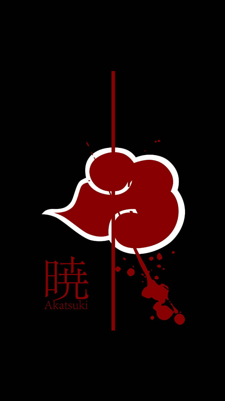 Akatsuki Logo Blood Cloud Symbol Wallpaper