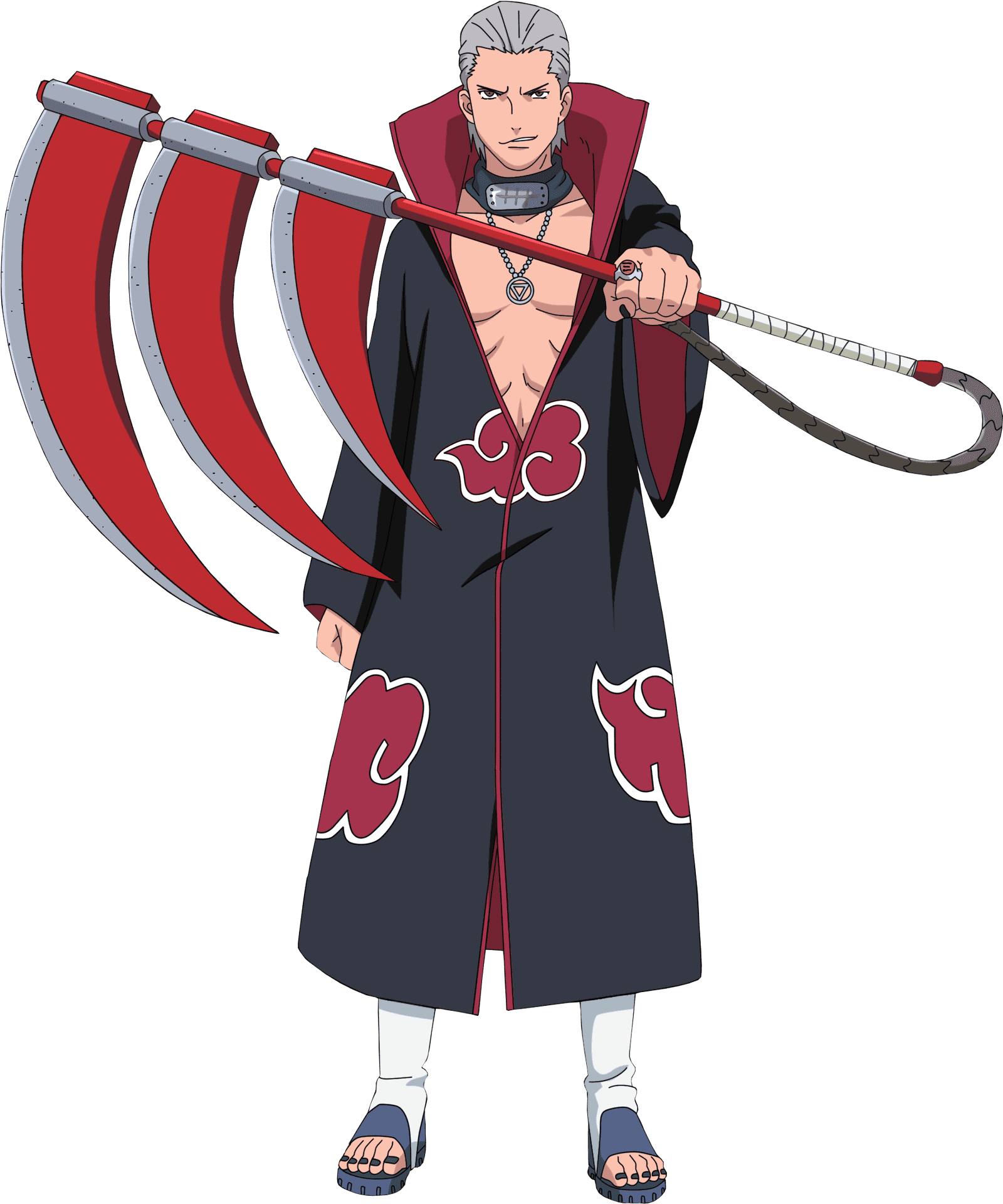 Download Akatsuki Member With Scythe | Wallpapers.com