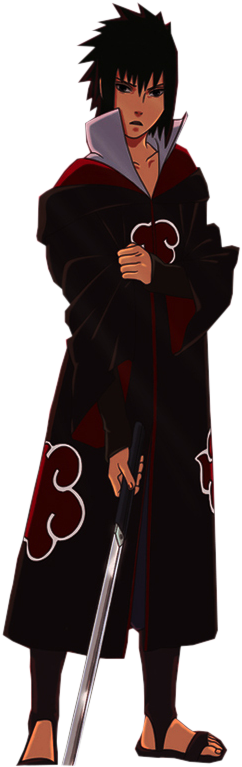 Akatsuki Member With Sword PNG