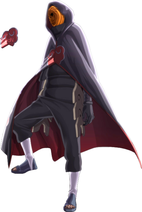 Akatsuki Memberin Red Cloud Cloak PNG