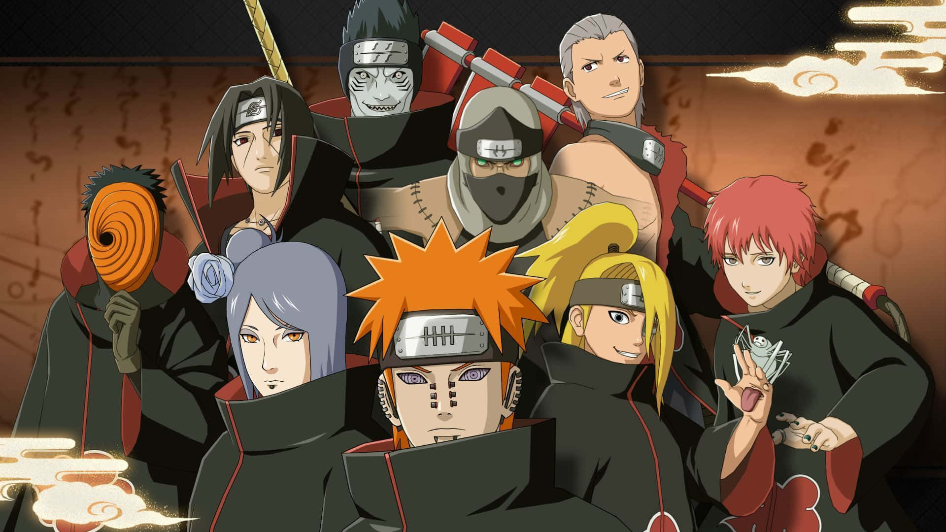 Uniting the Ultimate Shinobi - Akatsuki Members Wallpaper