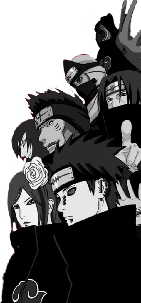 Akatsuki Members Itachi Focused PNG