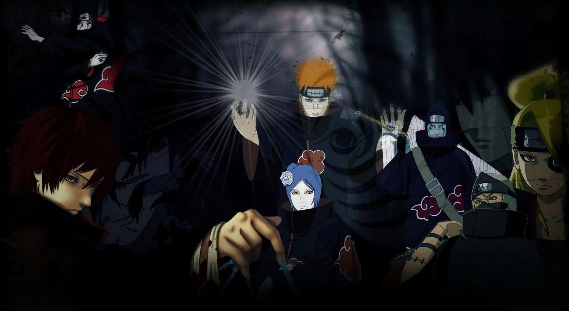 Members of the Akatsuki from Naruto Shippuden Wallpaper