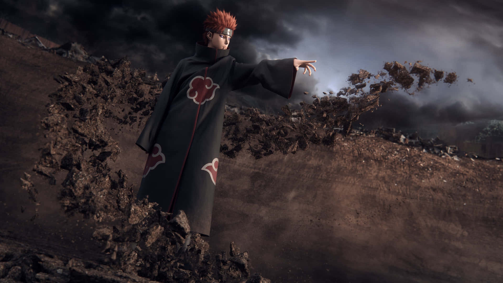 Akatsuki Ninja - a powerful force of expert assassins Wallpaper