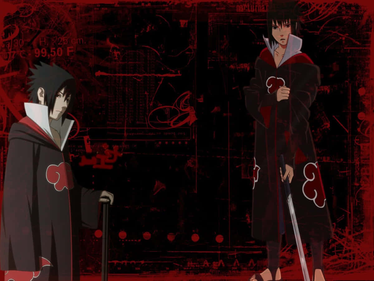 Akatsuki Sasuke - The Oath Bound Ninja Wallpaper