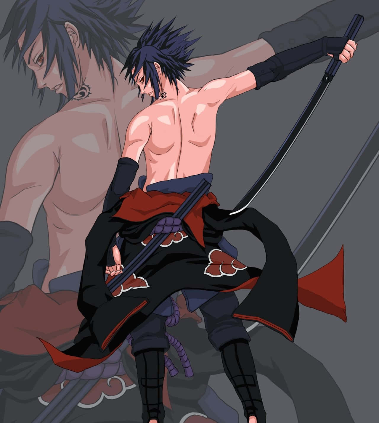 Akatsuki Sasuke - The Leader Of Uchiha Clan Wallpaper