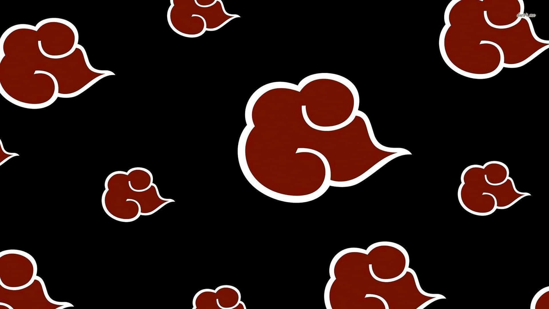 The iconic symbol of Akatsuki, inspired by its dark and mysterious energy Wallpaper
