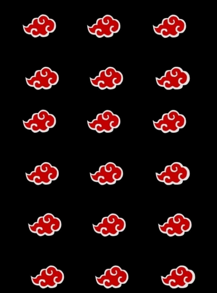 Red And Black Naruto, Akatsuki Symbol HD phone wallpaper