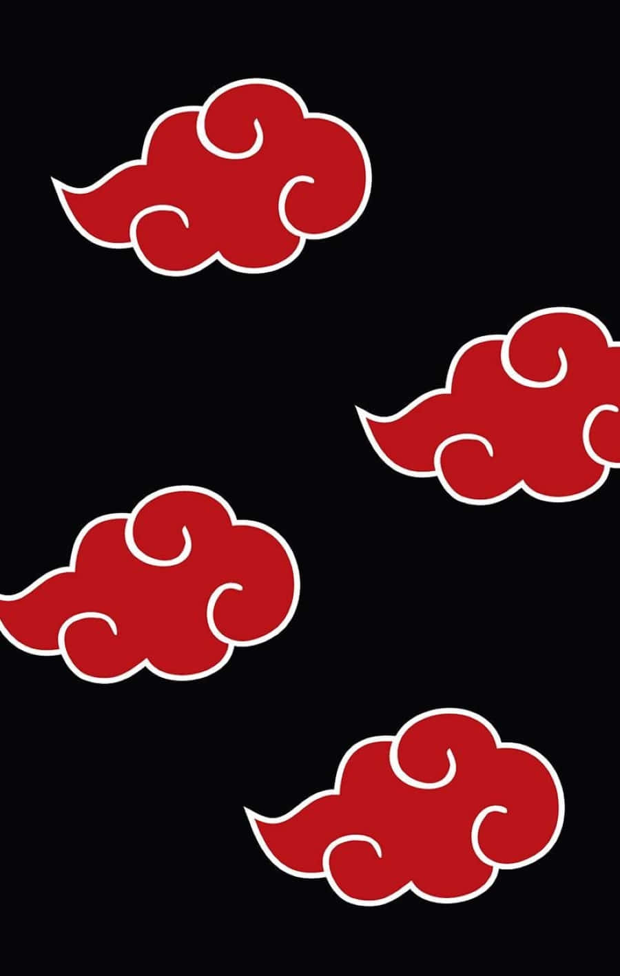 Download Bright Red Demon Akatsuki Symbol Wallpaper
