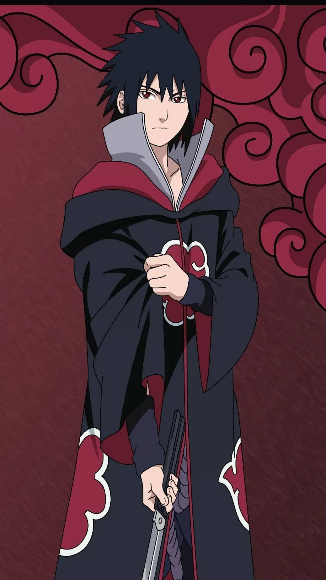 Akatsuki Uchiha Sasuke Naruto Iphone Background