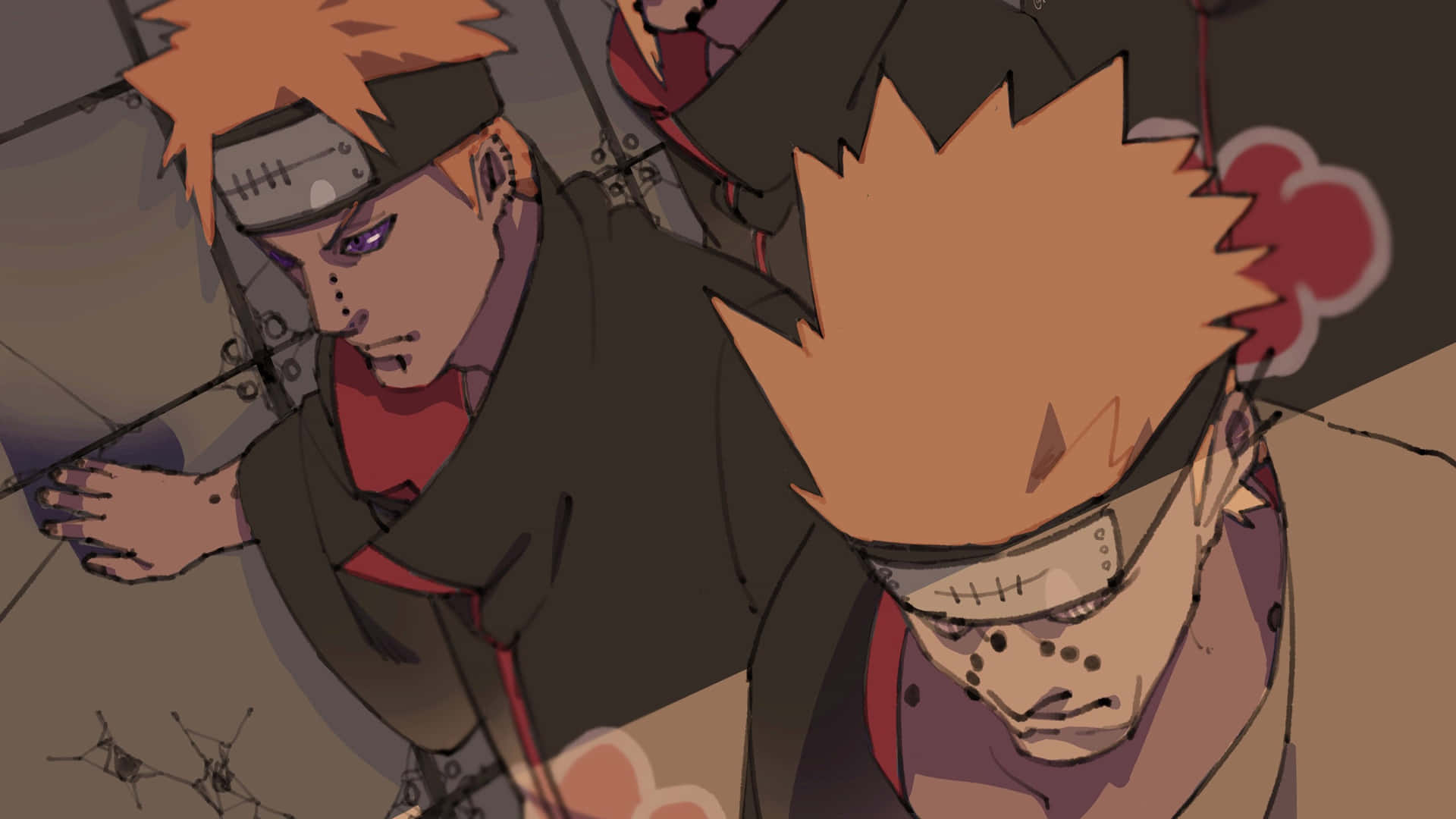 Akatsuki Yahiko, a powerful shinobi Wallpaper