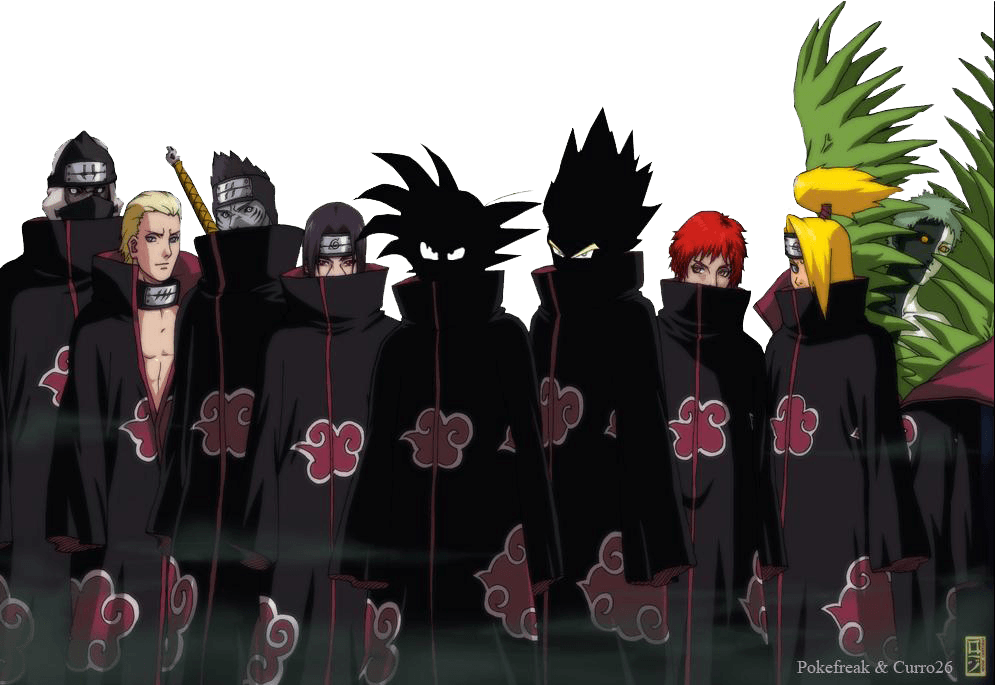 Akatsuki_ Group_ Naruto_ Anime PNG