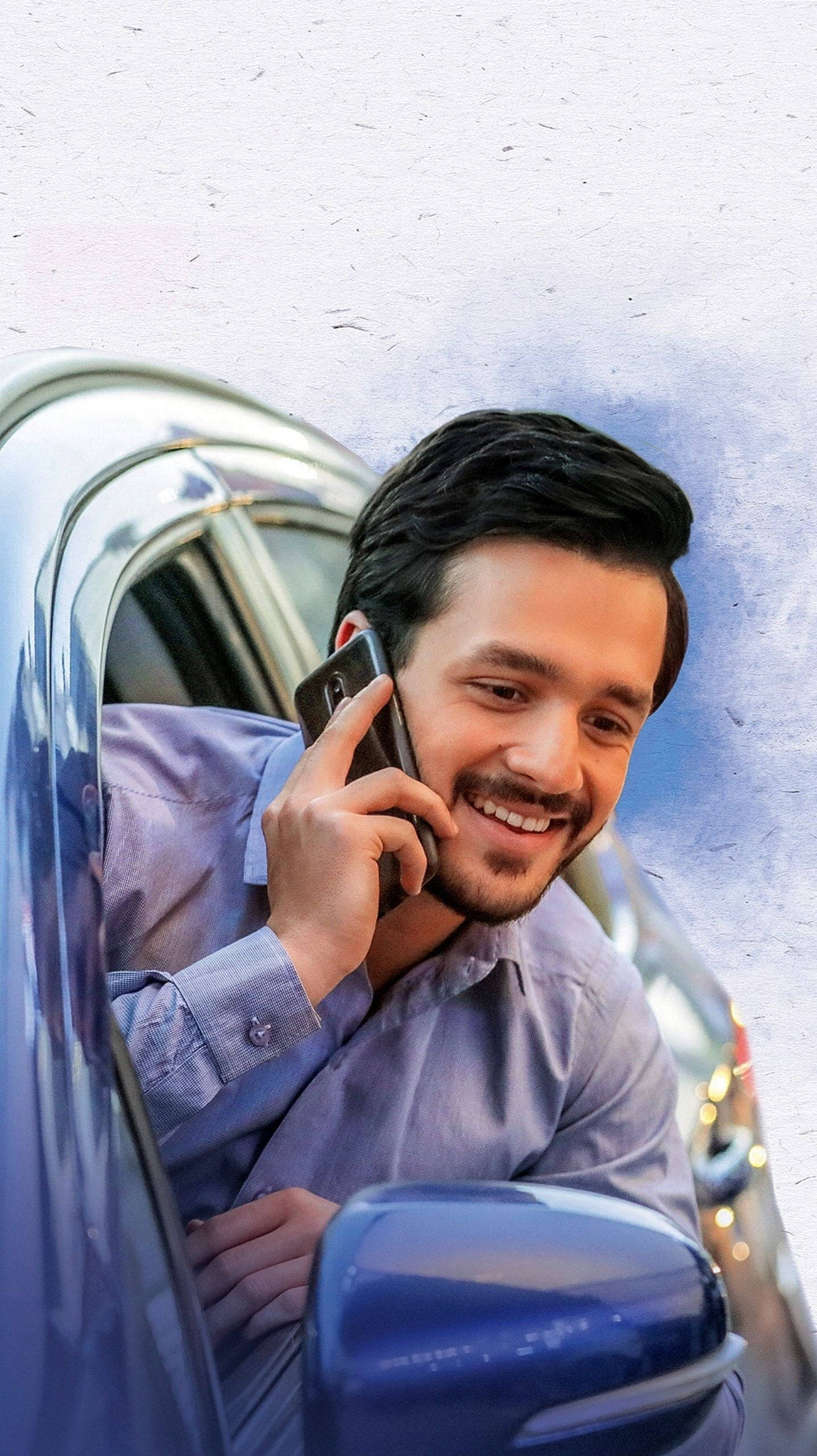 Akhil Akkineni, A Rising Star in the Indian Film Industry, Charming and Radiant Wallpaper