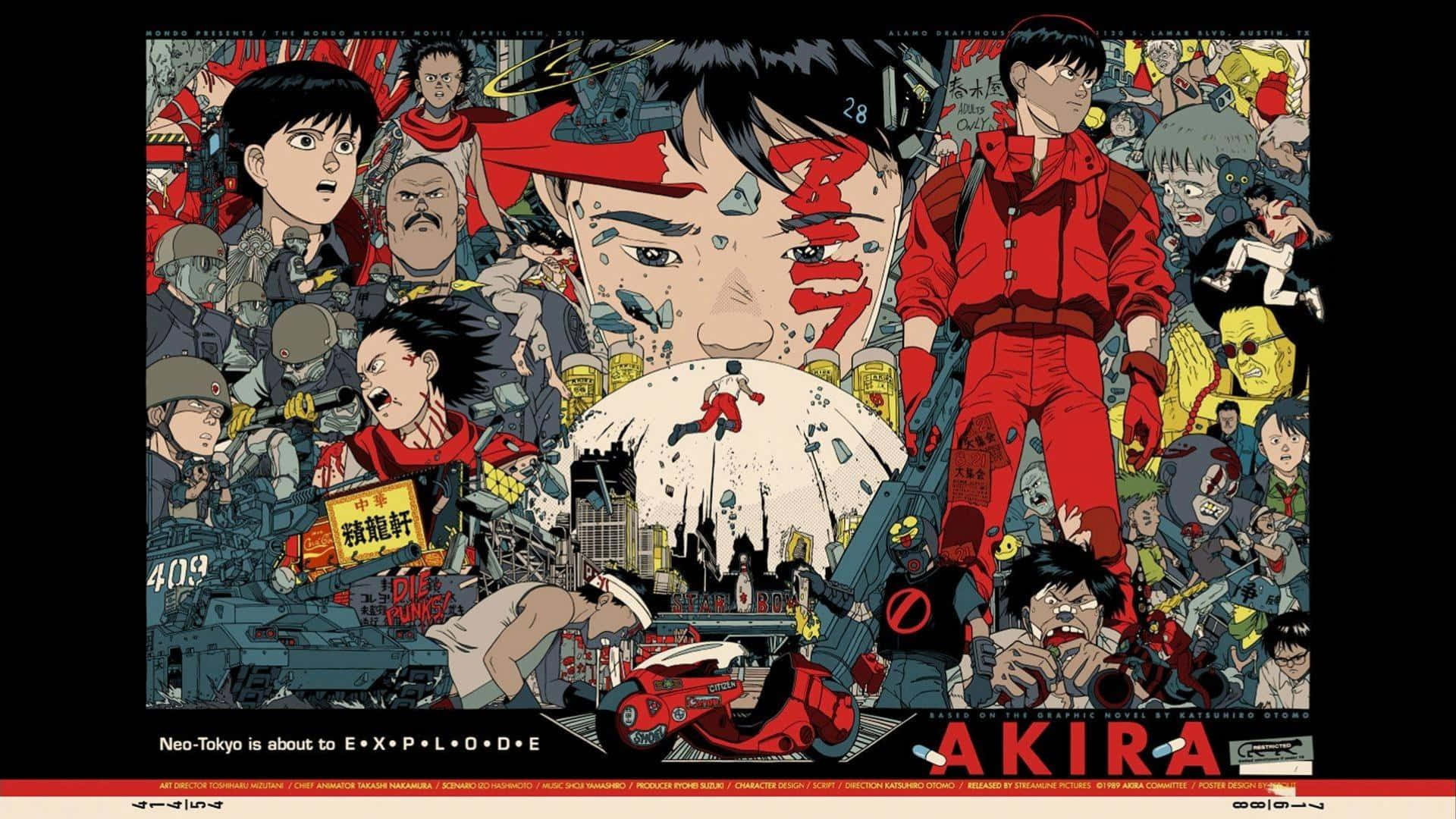 Sfondocon Copertina Dell'anime Di Akira
