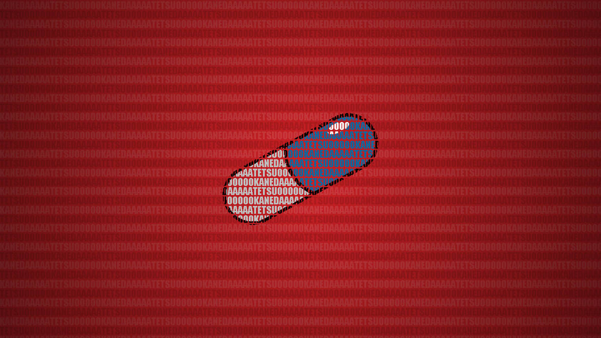 Akira Capsule On Red Stripes Background