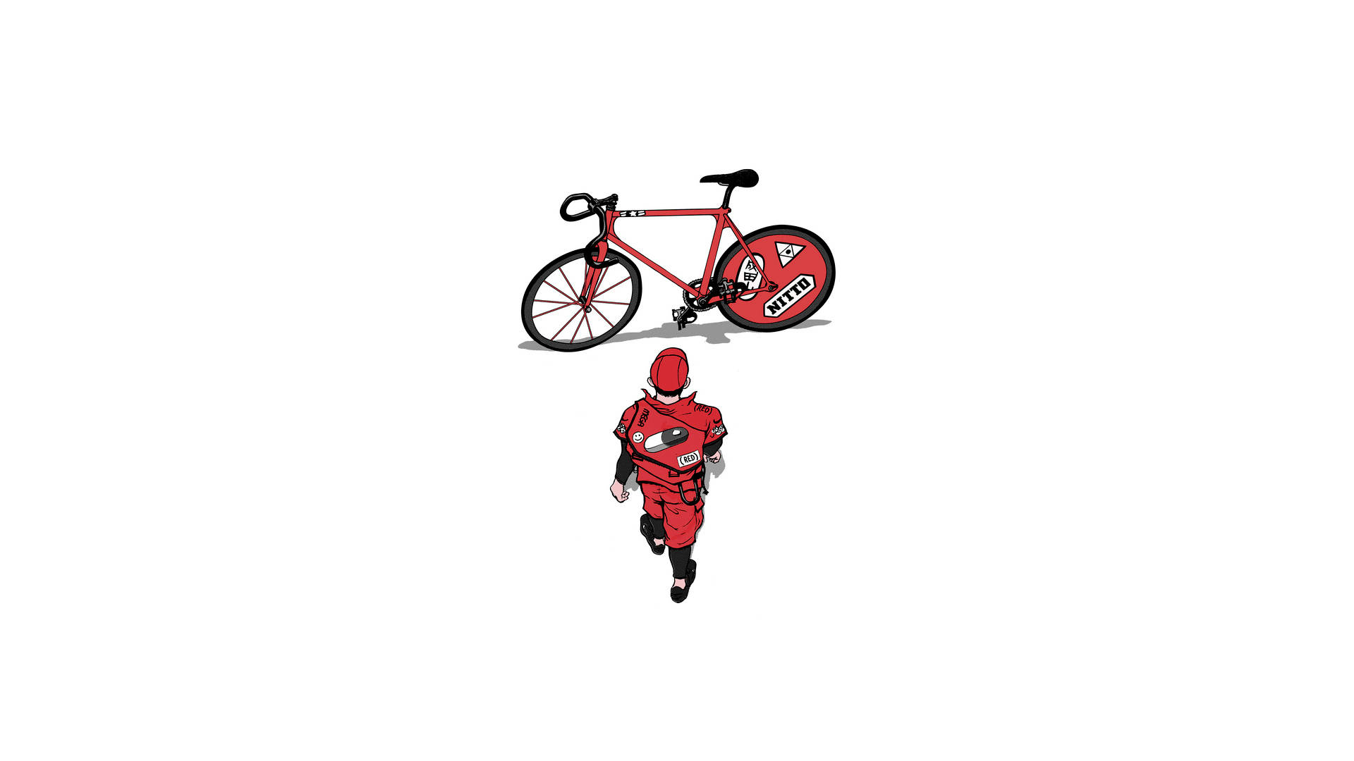 Akira Minimal Kaneda Bicycle Background