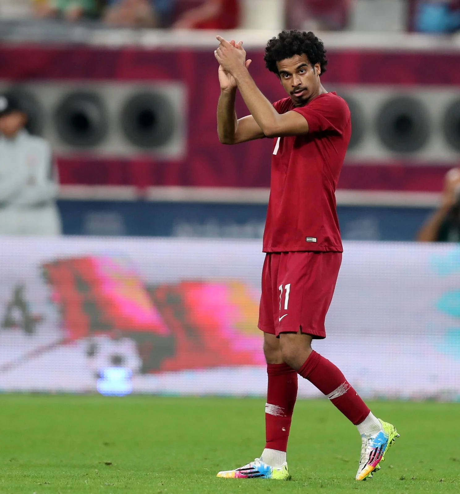 Akramafif Fifa Weltmeisterschaft Qatar Nationalmannschaft Der Fußball Wallpaper