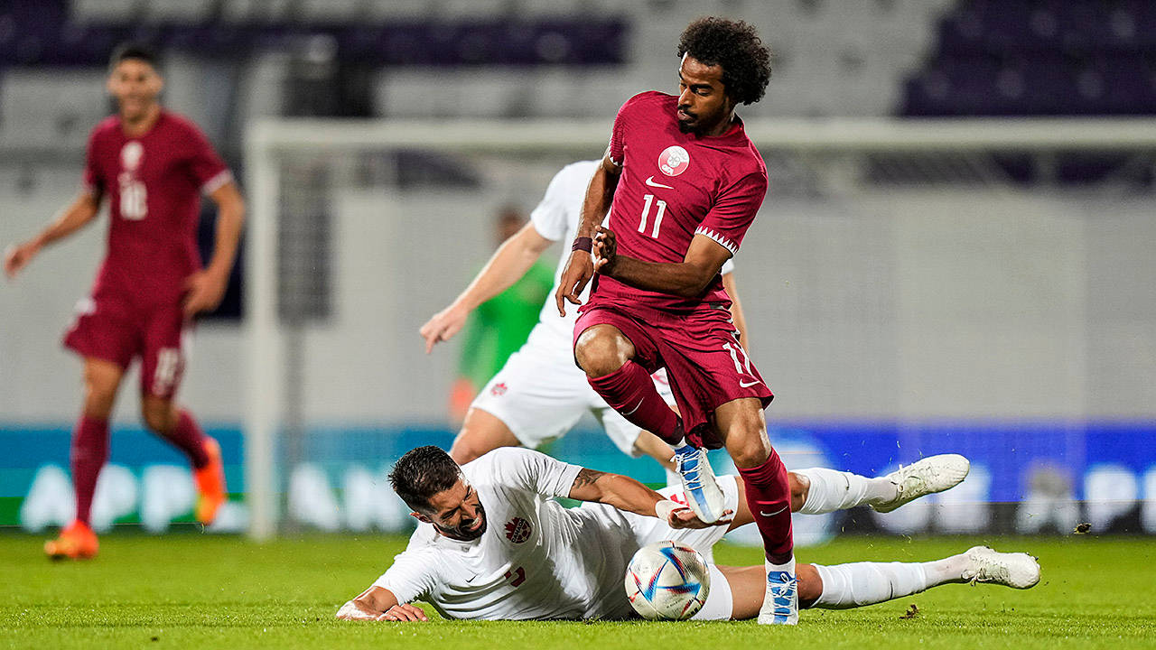 Akram Afif Qatar National Football Team Fifa Forward Picture