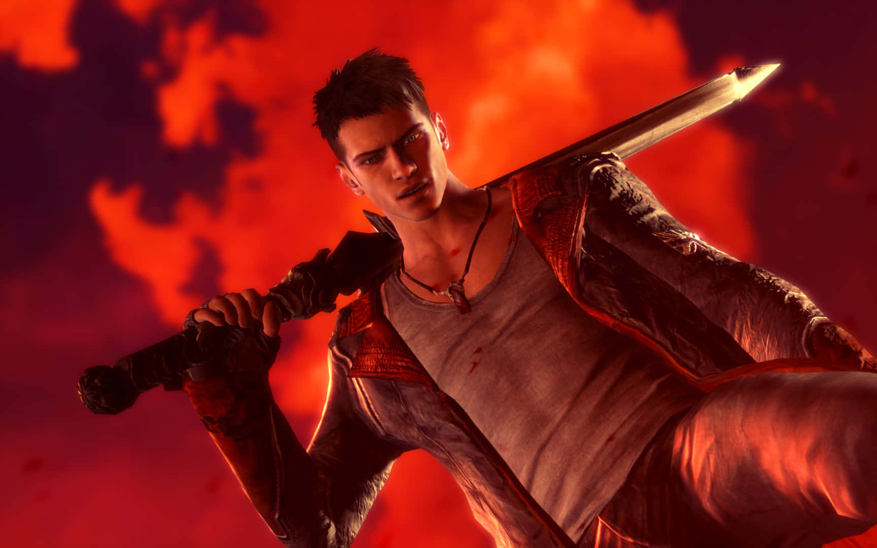 Aksi Mendebarkan Di Devil May Cry Wallpaper