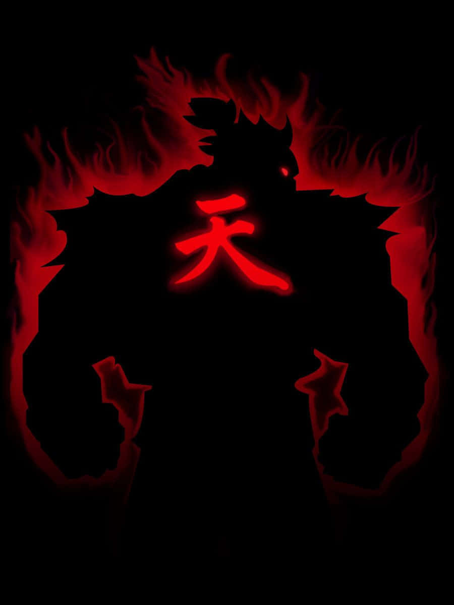 Akuma Street Fighter Silhouette Wallpaper