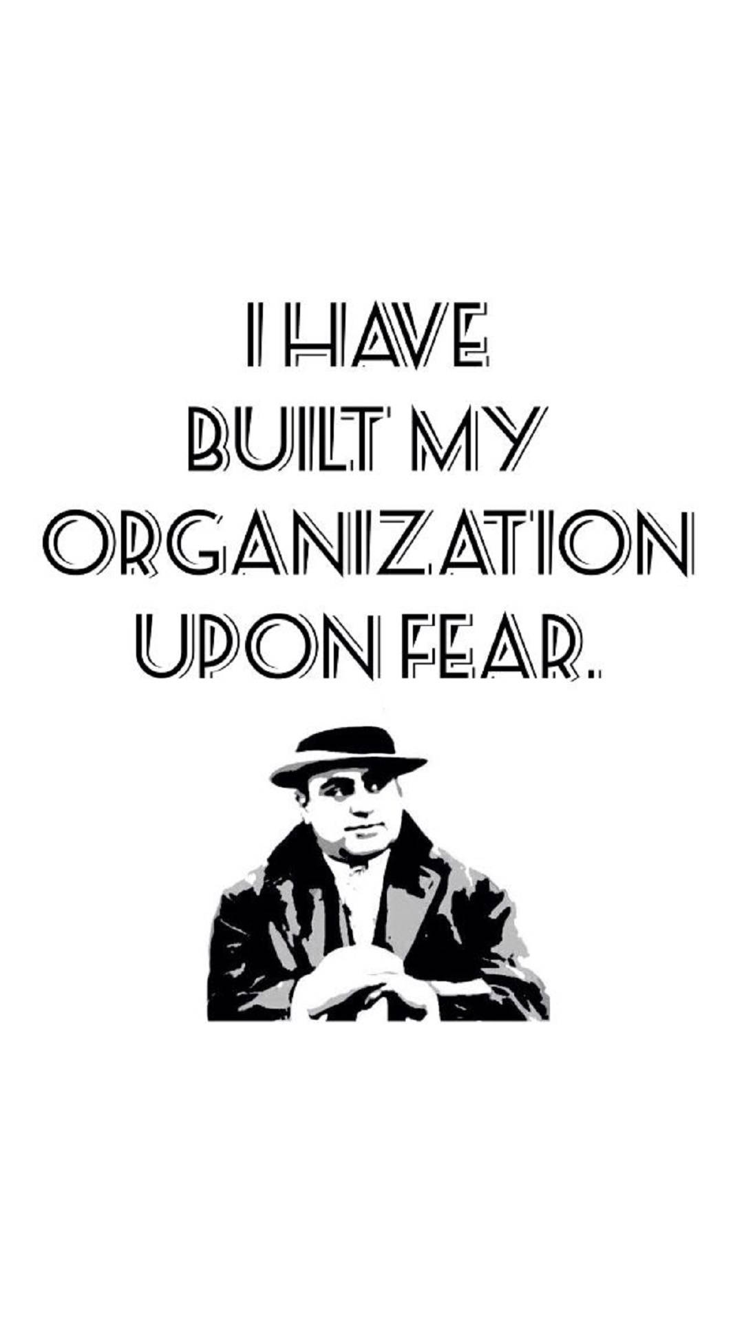 Al Capone - A Stalwart Symbol of Organized Crime Wallpaper