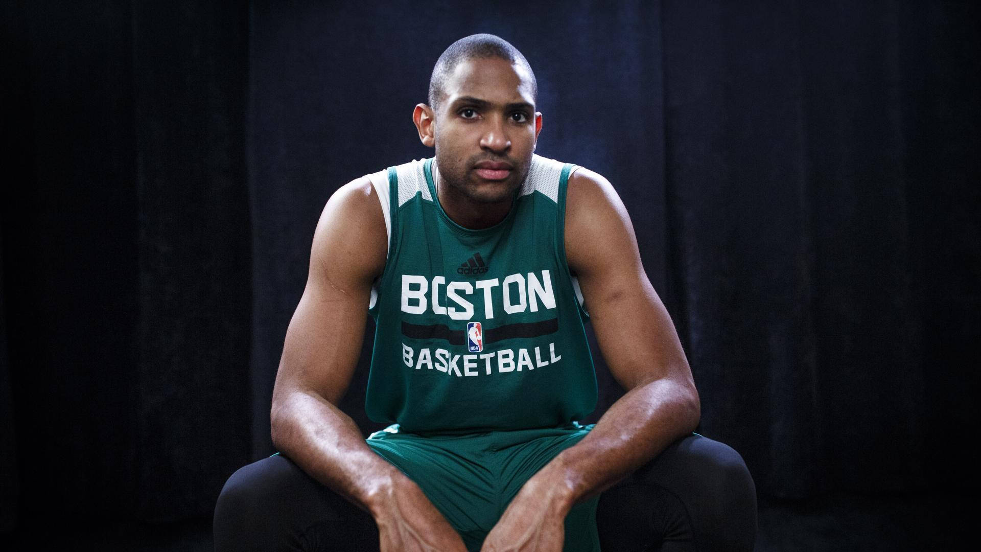Al Horford Sits For A Photoshoot Wallpaper